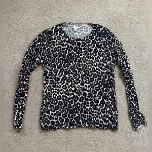 J.Crew Leopard Print Sweater Size S